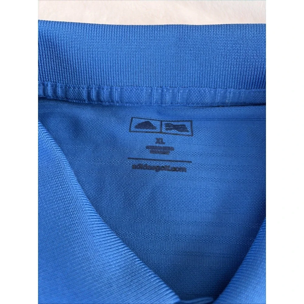 Adidas Polo Shirt Adult Golf Polo Mens Size XL Blue Comfort Classic Breathable - Picture 3 of 8